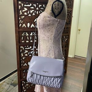 Karl Lagerfeld Kristina Fara Rouched Shoulder Bag